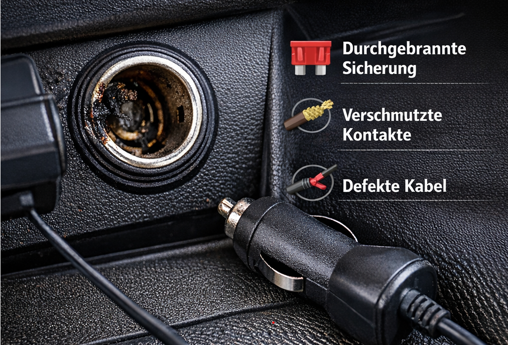 Zigarettenanzünder im Auto kaputt